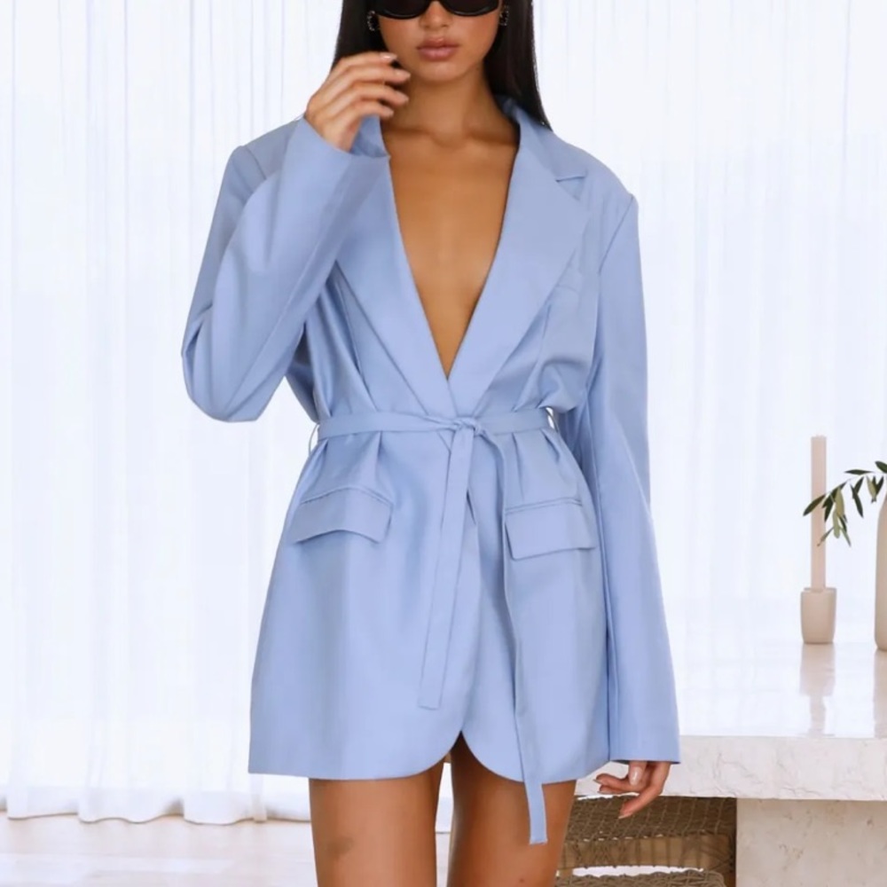 Lioness oversized blue blazer size small